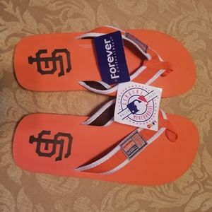 NWT San Francisco Giants Forever MLB Flip Flops